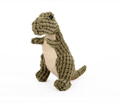 Plush Dinos Squeaky Dog Toys