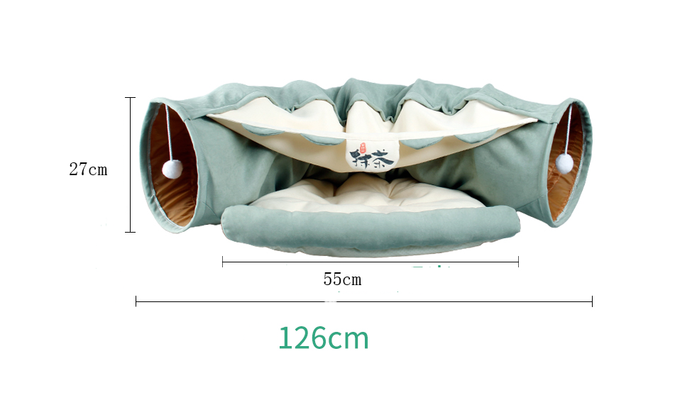 Versatile Cat's Tunnel Bed