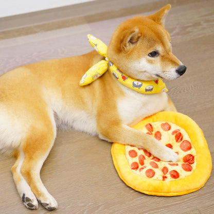 Squeaky Pizza Dog Toy