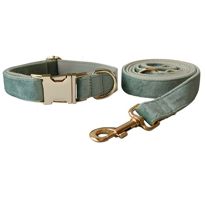 Mint Green Bow & Leash Set