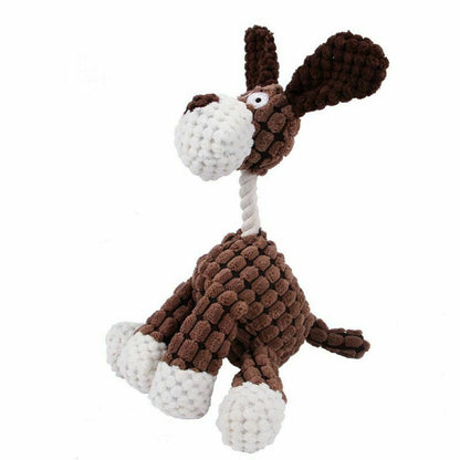 Plush SQUEEKY Animal Dog Toys