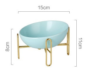 Lux Ceramic Pet bowls and stand sets