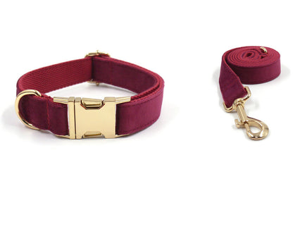 Burgundy Dog Set