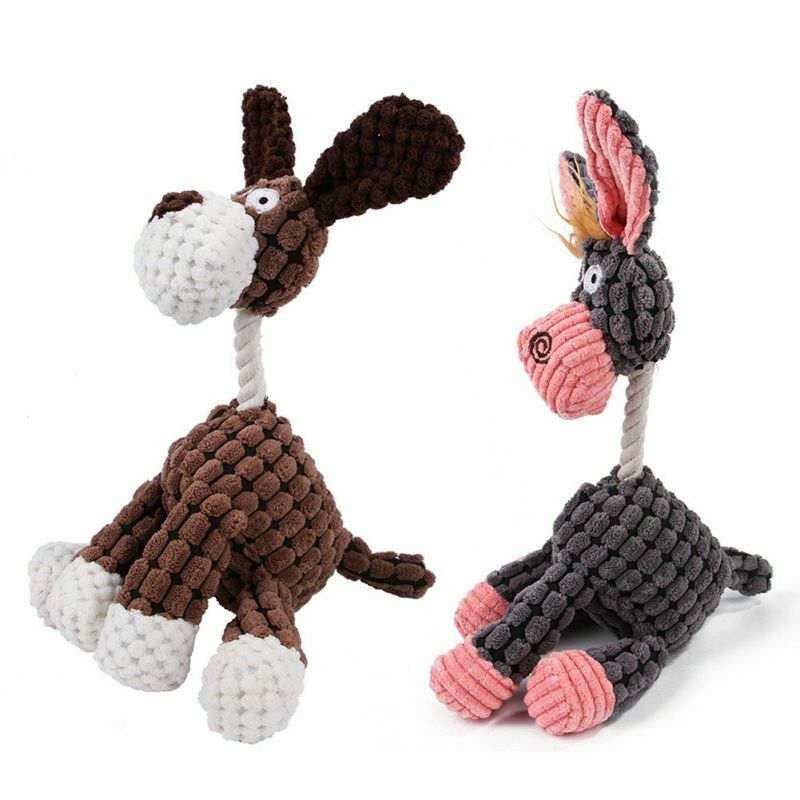 Plush SQUEEKY Animal Dog Toys