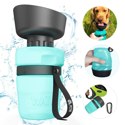 Portable Water 2 in 1 Bottle and Bowl