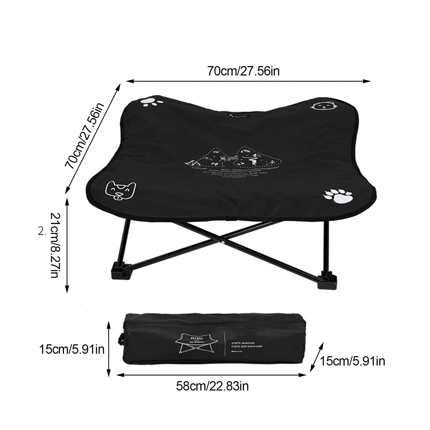 Outdoor Washable Folding bed