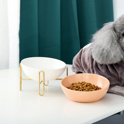 Lux Ceramic Pet bowls and stand sets