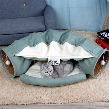 Versatile Cat's Tunnel Bed