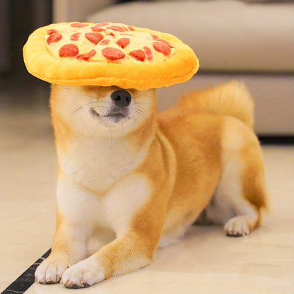 Squeaky Pizza Dog Toy